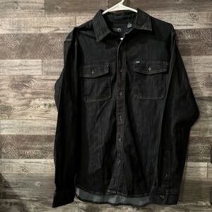 Men’s Chaps Denim Long Sleeve Button Down